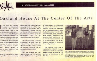 Monmoth County Arts Council – July/August 2002