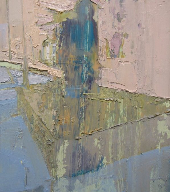 SOLD!  Wood Panel Abstracts VII. (creasons fineart new orleans)
