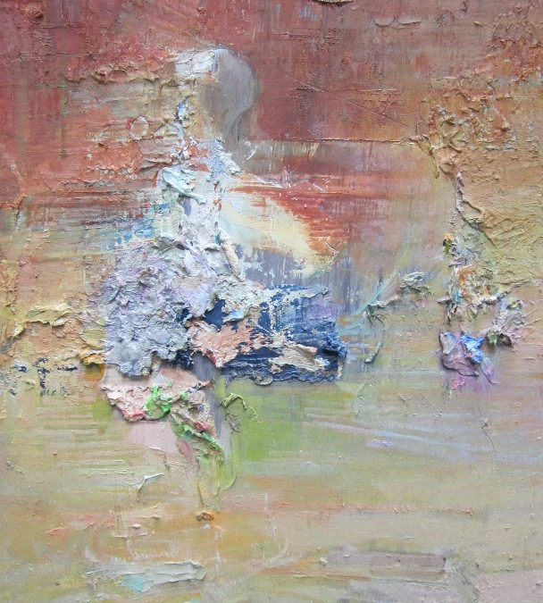 SOLD!  Wood Panel abstracts XIV